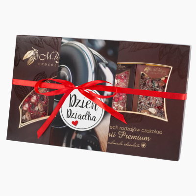 Dzień Dziadka - Zestaw nr 1 - czekolady z linii Premium Chocolate